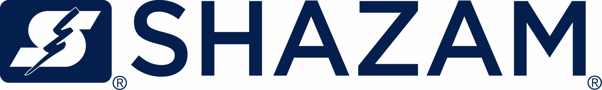 SHAZAM horizontal logo_PMS 655_#041f4d